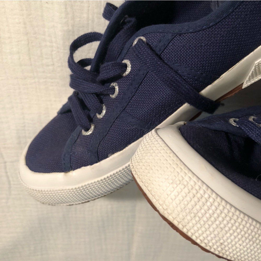 Superga Navy Canvas Sneakers - Picture 15 of 15